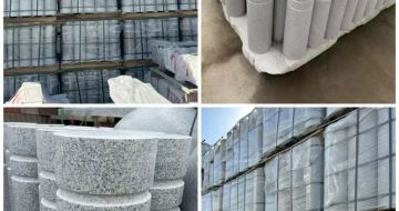 亳州 芝麻白花岗岩挡车柱、隔离柱多少钱