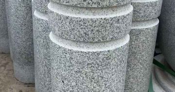 亳州 芝麻白花岗岩挡车柱、隔离柱多少钱