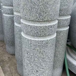 亳州 芝麻白花岗岩挡车柱、隔离柱多少钱