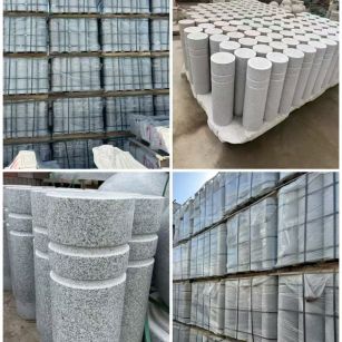 亳州 芝麻白花岗岩挡车柱、隔离柱多少钱