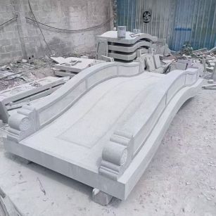 亳州 芝麻灰花岗岩园林景观 小石桥