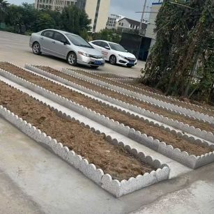 亳州 花边石、花围石、花园石安装效果