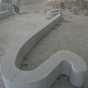 亳州 花岗岩整石坐凳拼装