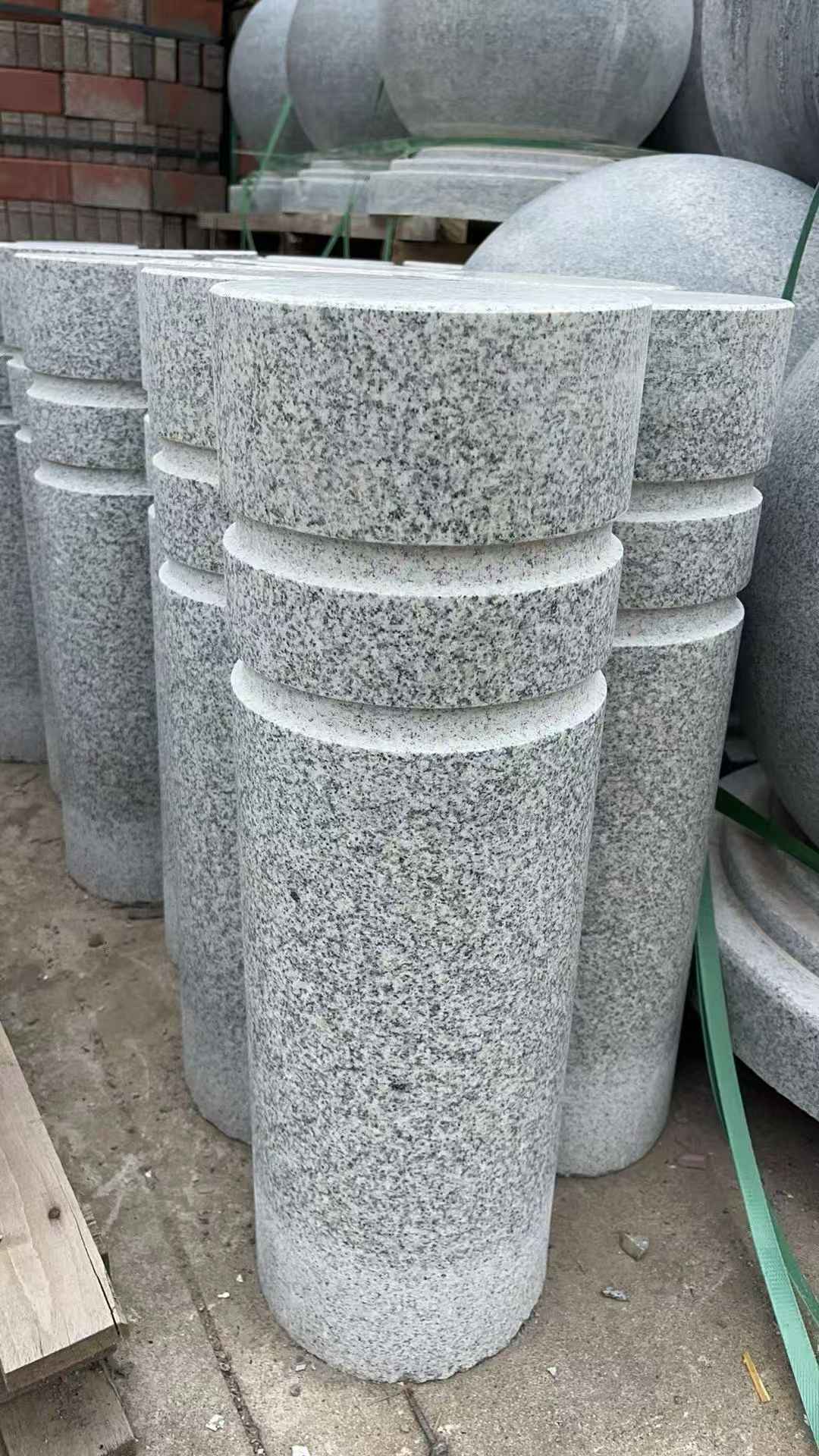 亳州 芝麻白花岗岩挡车柱、隔离柱多少钱