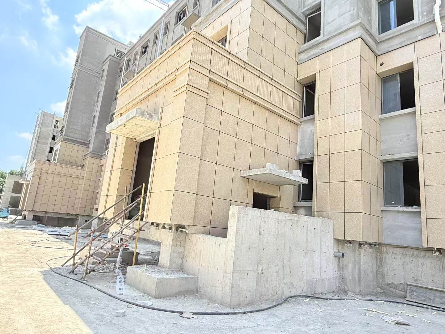 亳州 黄金麻干挂，工地实拍