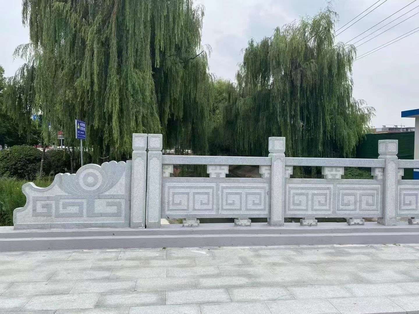 亳州 芝麻灰桥栏杆、河道栏杆安装效果