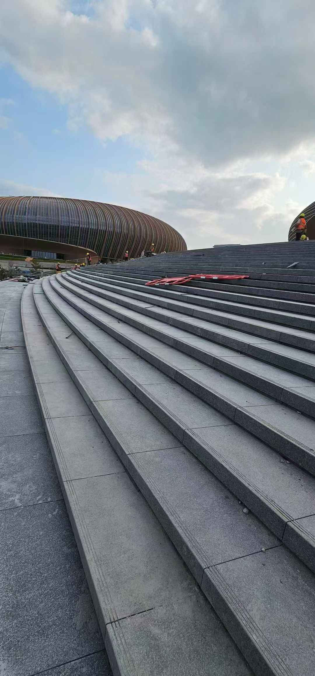 亳州 弧形整石台阶铺装效果图