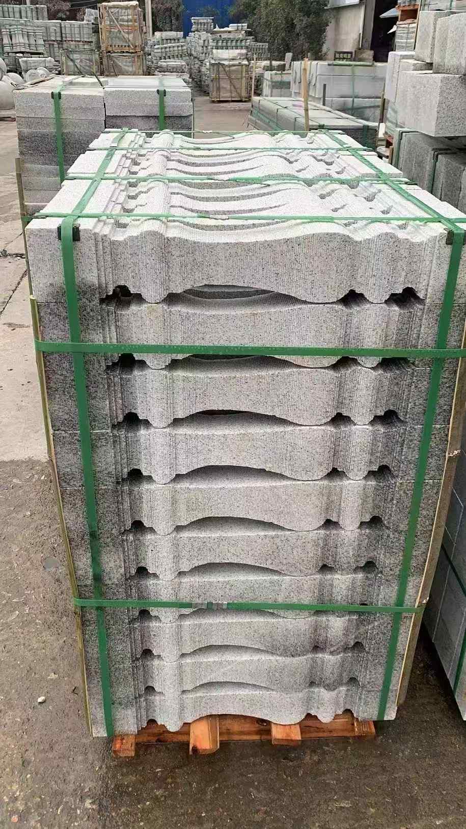 亳州 芝麻白方形拉丝面，栏杆花瓶柱
