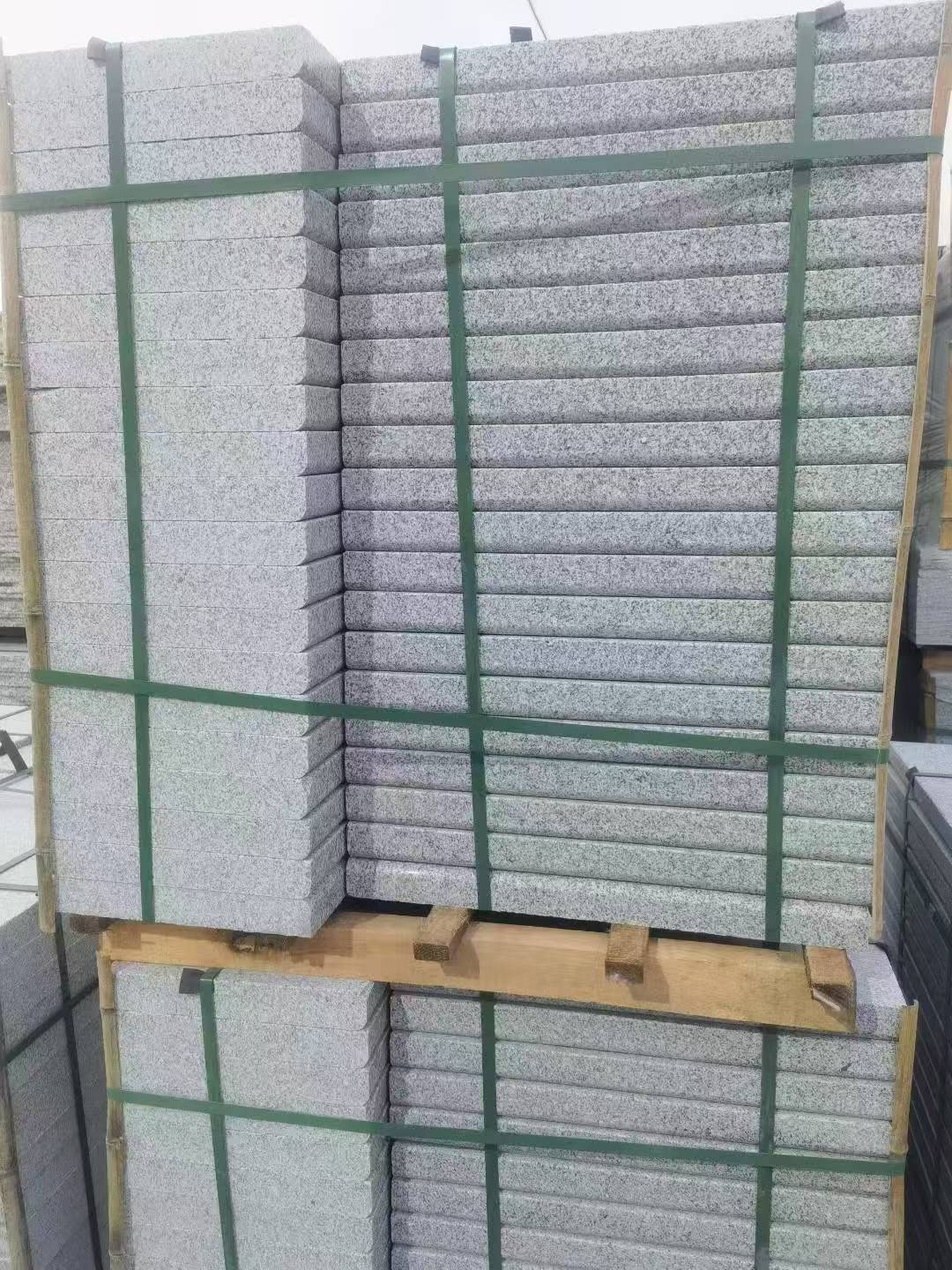 亳州 5公分芝麻白，倒斜角，室外楼梯踏步