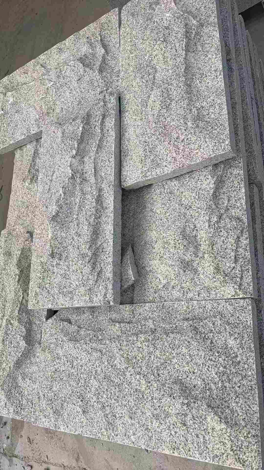 亳州 芝麻白自然面花岗岩成品板