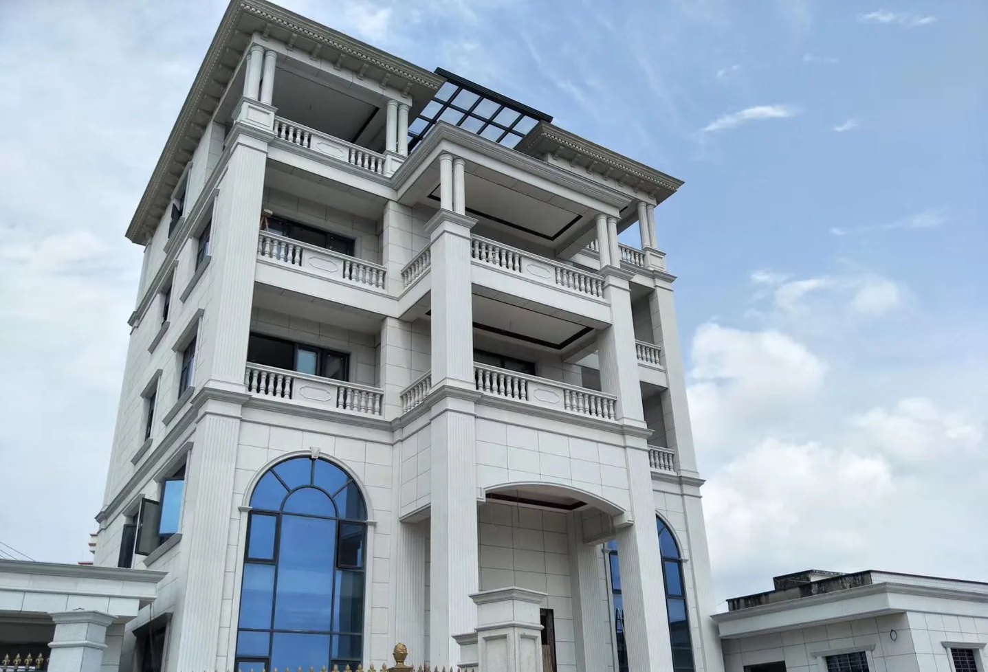 亳州芝麻白别墅干挂效果展示